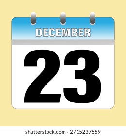 Dezember. Kalendersymbol. Illustrationsvektor