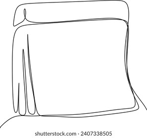 Calendar December Month sketch and Icon, Flat Calendar symbol. New Year 2024