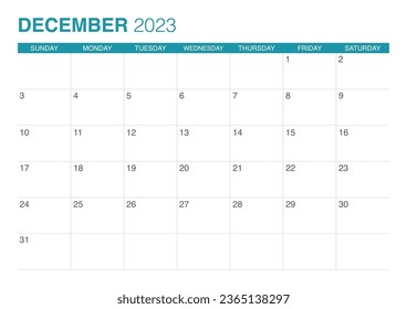 calendar December calendar start on sunday