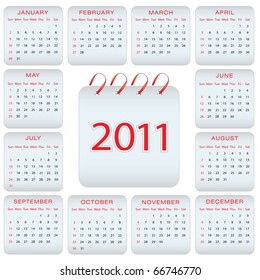 calendar design - 2011