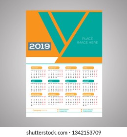Calendar Design for 2019