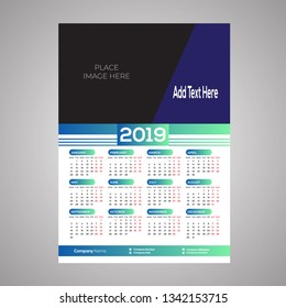 Calendar Design for 2019