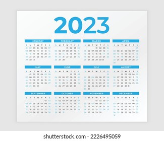 Calendar Design | Calendar 2023 | Calendar Template |