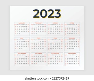 Calendar,  Calendar Design, Calendar 2023, Calendar Template, 2023 Planner, Schedule, New year