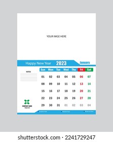 Calendar Design 2023 Vector EPS File
