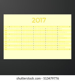 calendar design