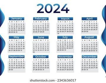 Calendar Design annual report 2024 For your Business