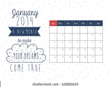 calendar design over white  background vector illustration