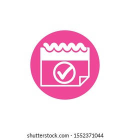 Calendar design, Planner time event moth date day page plan and reminder theme Vector illustration