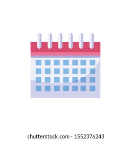 Calendar design, Planner time event moth date day page plan and reminder theme Vector illustration