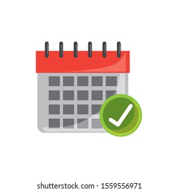 Calendar design, Planner time event moth date day page plan and reminder theme Vector illustration