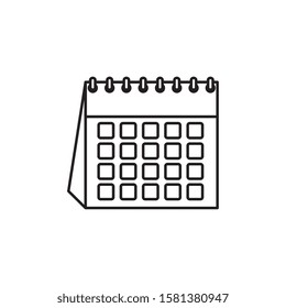 Calendar design, Planner time event moth date day page plan and reminder theme Vector illustration