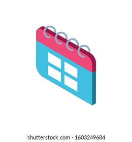 Calendar design, Planner time event moth date day page plan and reminder theme Vector illustration
