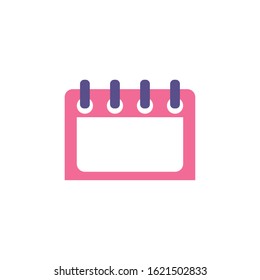 Calendar design, Planner time event moth date day page plan and reminder theme Vector illustration