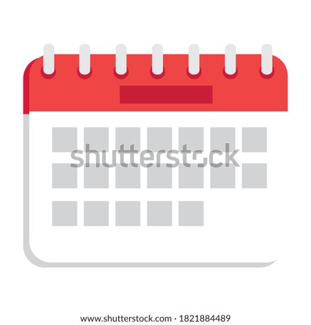Calendar design, Planner time event moth date day page plan and reminder theme Vector illustration