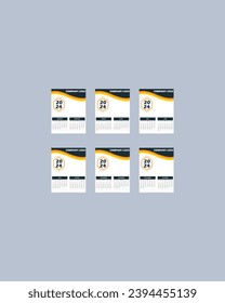 calendar design template for 12 month