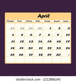 calendar design template to create cute designs