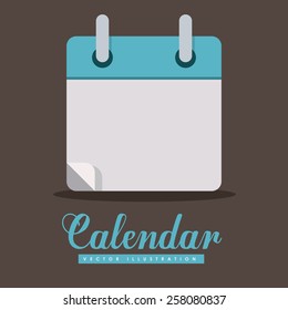 Calendar design, vector illustration