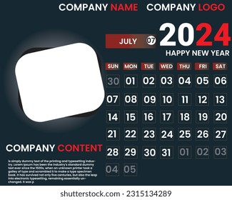 Calendar, Desk calendar, Wal calendar 2024 