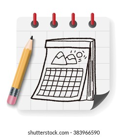 Calendar doodle