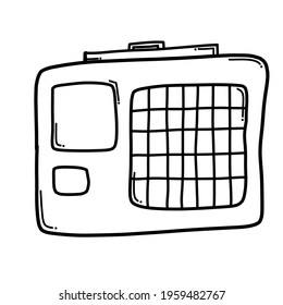Calendar Doodle vector icon. Drawing sketch illustration hand drawn cartoon line.
