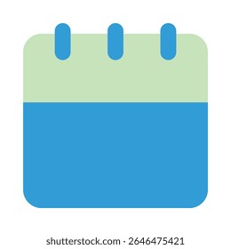 calendar duo tone icon editable vektor