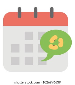 
Calendar with ecology sign, world environment day 
