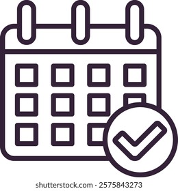 Calendar Element For Design Graphic