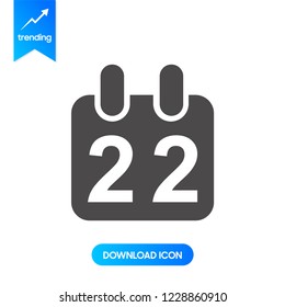 the calendar. Element of education icon for mobile concept and web apps. Thin line the calendar can be used for web and mobile on white background