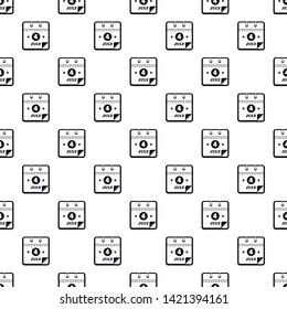 Calendar eleventh november pattern seamless vector repeat geometric for any web design