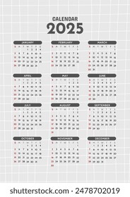 Calendar English 2025 National Holidays Calendar commemorative dates and holidays 2025