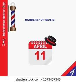 Calendar Event - Barbershop Music Barbershop Quartet Day