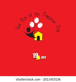 The calendar event is celebrated in July - Get Out of the Doghouse Day