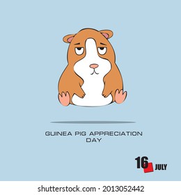 The calendar event is celebrated in July - Guinea Pig Appreciation Day