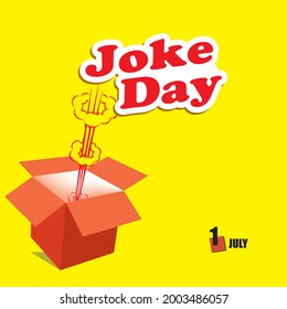 The calendar event is celebrated in July - Joke Day