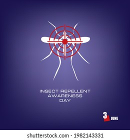 The calendar event is celebrated in june    Insect Repellent Awareness Day