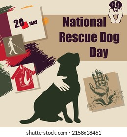 The Calendar Event Is Celebrated In May - National Rescue Dog Day
