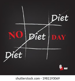 The calendar event is celebrated in may - No Diet Day