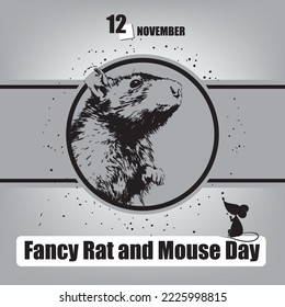 The calendar event is celebrated in November - Fancy Rat and Mouse Day