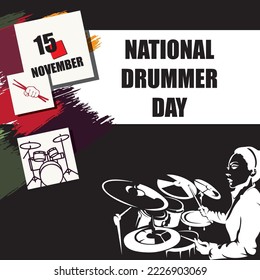 The calendar event is celebrated in November - National Drummer Day