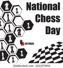 The calendar event is celebrated in October - National Chess Day