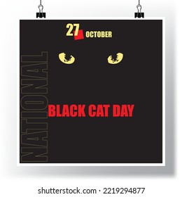 The Calendar Event Is Celebrated In October - National Black Cat Day