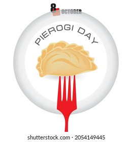 The calendar event is celebrated in october - Pierogi Day