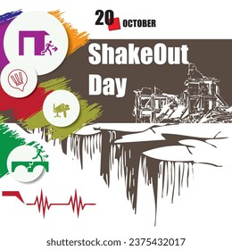 The calendar event is celebrated in October - ShakeOut Day