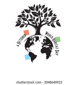 The calendar event is celebrated in october - World Habitat Day