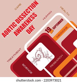 The calendar event is celebrated in September - Aortic Dissection Awareness Day