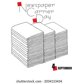 The Calendar Event Is Celebrated In September - Newspaper Carrier Day