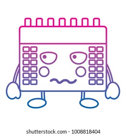 calendar event cute sad kawaii cartoon