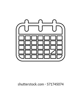 Calendar event date icon vector illustration graphic design