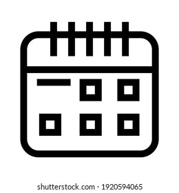 calendar event icon or logo isolated sign symbol vector illustration - high quality black style vector icons
